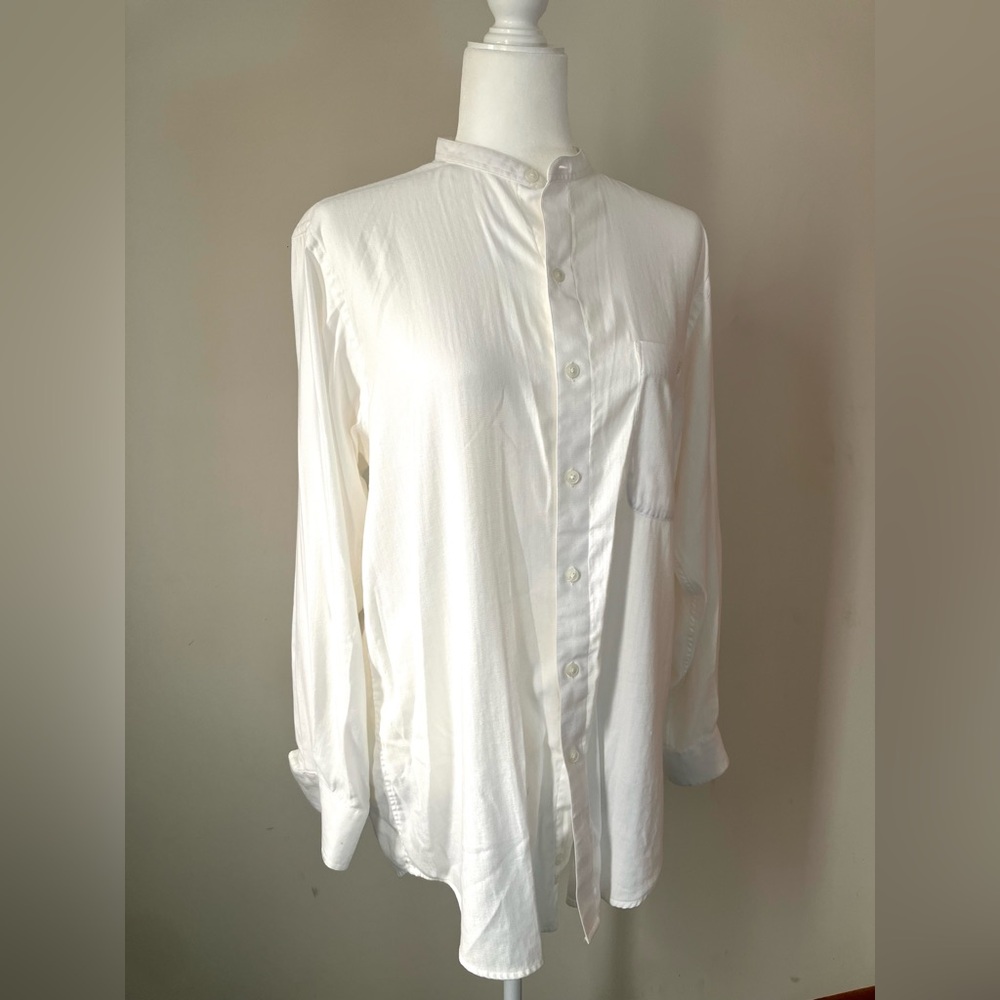 Murano classic basic white button down - Picture 4 of 6
